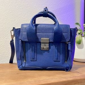 3.1 Phillip Lim Pashli Mini Satchel Bag Cobalt Blue